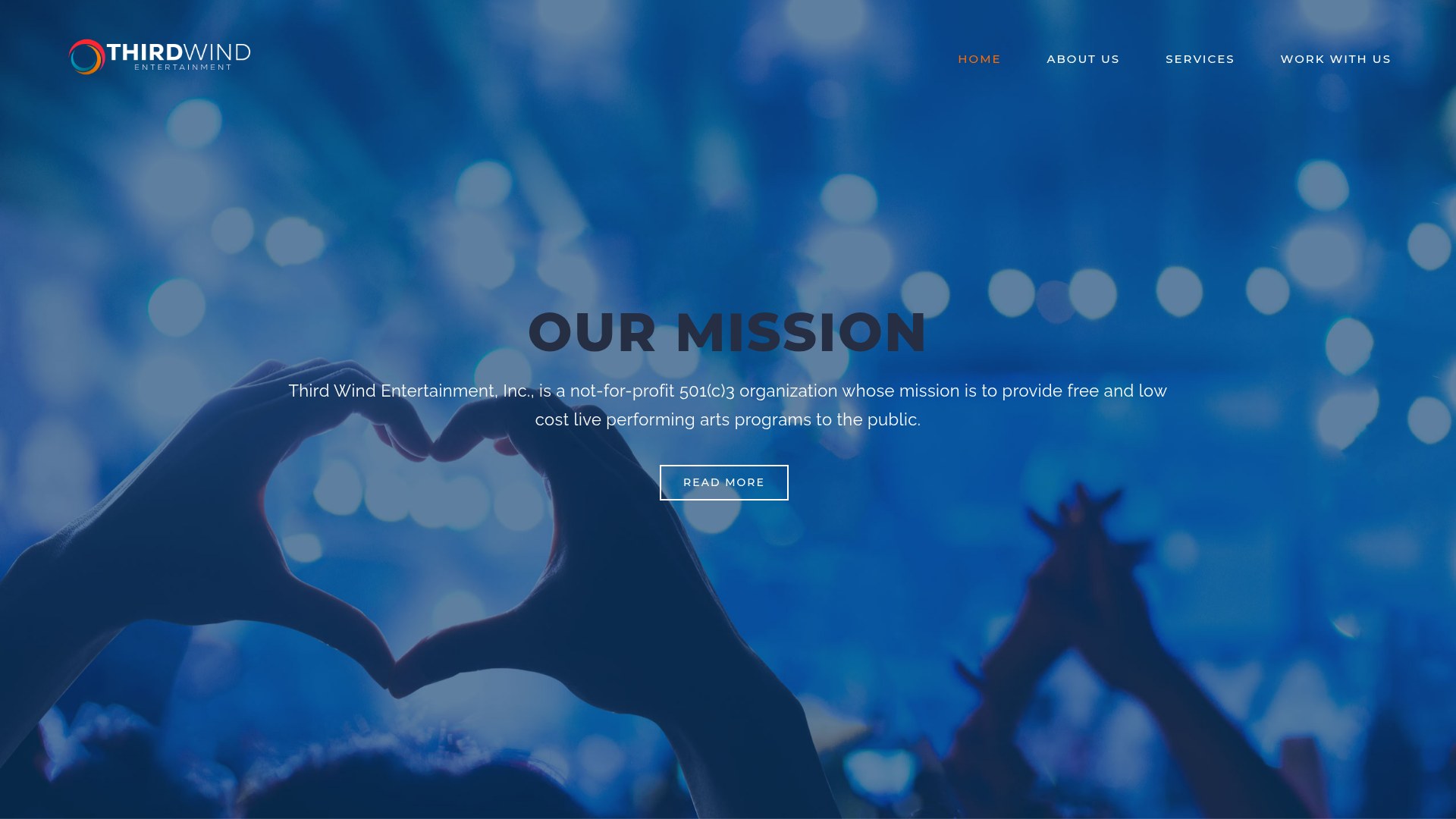 Third Wind Entertainment — Brand Identity · Website Design · Digital Experience