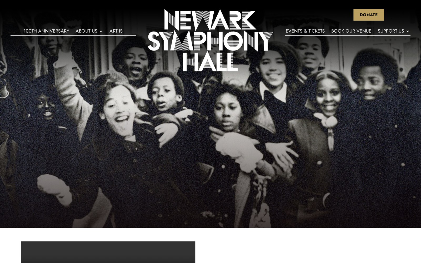 Newark Symphony Hall website — home page